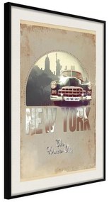 Poster  Big Apple  Cornice Quadri Cornice nera con pass-partout, Larghezza x Altezza Home decor 20x30