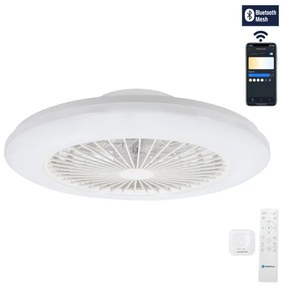 Aigostar Ventilatore LED dimmerabile 40W 230V 2700-6500K 50cm + DO bianco