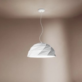 Lampadario In Metallo Contemporaneo Tilt Bianco 3 Luci E27