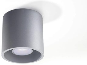 Plafoniera da Soffitto in Alluminio ORBIS 1 GU10 Grigia da interno
