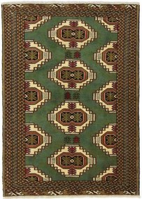 Beluch Tappeto persiano 140 x 100 Verde (Iran) Annodato A Mano