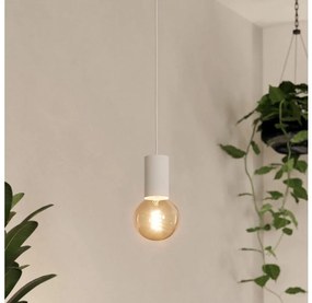 Eglo 900798 - Lampadario a sospensione con filo POZUETA 1xE27/40W/230V bianco