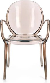 Sedia da esterno marrone chiaro in plastica Camilla – Bizzotto