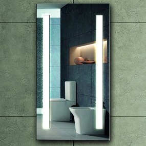 Specchio bagno rettangolare 50x90cm a led KAM-1392 - KAMALU