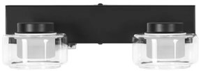 Ledvance-Applique a LED da bagno ORBIS FLAME 2xLED/5,5W/230V IP44 nero