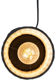 Lampada da tavolo in rattan rustica - Kata