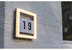 Numero civico a LED ALICE LED/13W/230V IP44 3000K antracite