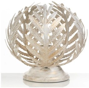 ONLI - Lampada da tavolo FELCE 1xE27/22W/230V diametro 25 cm color crema