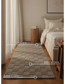 Passatoia beige in lana tessuta a mano 80x200 cm Scala – Villeroy&amp;Boch