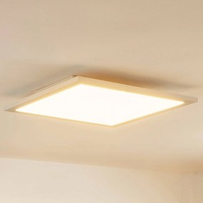 Pannello LED Lindby Enja, bianco, alluminio, 39,5 cm x 39,5 cm