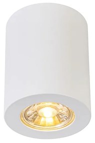 Faretto moderno bianco 7,5 cm - Tuba