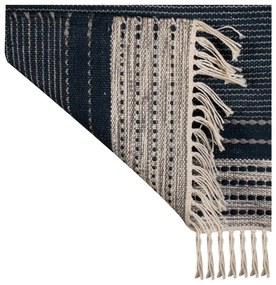 Tappeto da esterno bifacciale blu scuro in plastica riciclata , 120 x 180 cm Civil - Green Decore