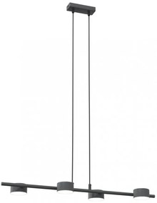Lampadario a sospensione SORA 4 Nero 4xGX53 da interno Colore del corpo Nero