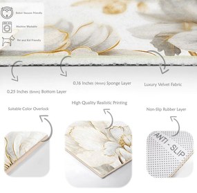 Tappeto color crema lavabile 160x230 cm Soft and Gentle – Mila Home