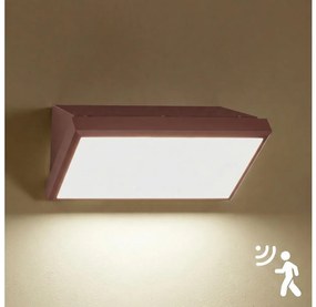 Brilagi-LED Lampada da parete esterna con sensore TRIANGLE LED/20W/230V, marrone, IP65