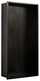 Nicchia da bagno GEDY Guest nero L 32 x H 62 x P 10 cm