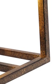 Applique da parete industriale marrone ruggine - Cage