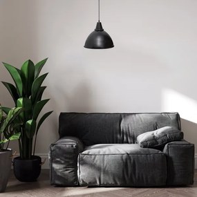 Rabalux 72013 - Lampadario a cavo WILBOUR 1xE27/60W/230V nero