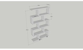 Libreria ELIF 156x90 cm bianca