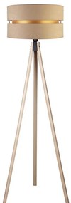 Duolla - Lampada con piedistallo DUO 1xE27/60W/230V diametro 44 cm beige