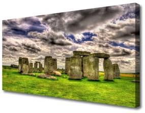 Quadro su tela Paesaggio di Stonehenge 100x50 cm
