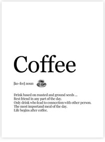 Poster 30x40 cm Coffee - knor