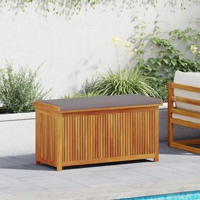 Scatola Cuscini Da Esterno 113x50x60,5 Cm Legno Massello Acacia /