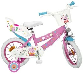 Bicicletta per Bambini Peppa Pig Toimsa 1495 14" Rosa Multicolore