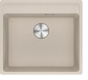 Lavello integrato 1 vasca FRANKE Maris Sahara fragranite L 51 x L 56 cm beige
