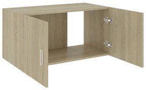 Armadietto da Parete Rovere Sonoma 80x39x40cm Legno Multistrato