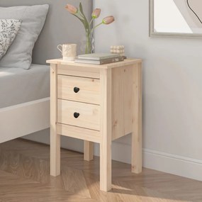 Comodino 40x35x61,5 Cm İn Legno Massello Di Pino /