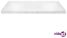 vidaXL Coprimaterasso 80x200cm Schiuma a Freddo Superficie a Onde 6 cm