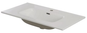 Lavabo Da Incasso 90x47 Cm "Cherry" Bianco Lucido