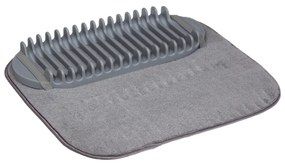 Scolapiatti tappetino con supporto 42x43,5 cm