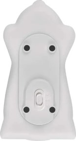 Luce notturna ricaricabile LED RGB, 3,7 V, 1200 mAh, a forma di orsetto