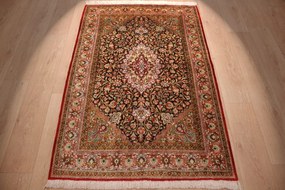 Ghom Tappeto 160x110 (Iran) Annodato A Mano