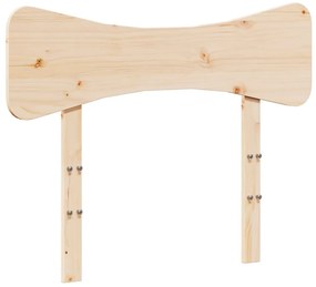 Testiera 100 cm in legno massello di pino
