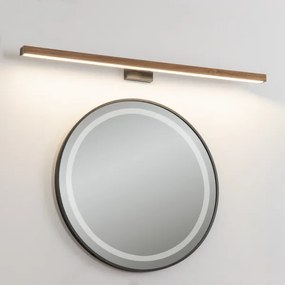Brilagi-Illuminazione a LED per specchi da bagno WOODY MIRROR LED/15W/230V IP44 quercia/nero