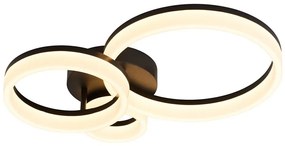 Rabalux 71385 - Plafoniera LED AMILIA LED/24W/230V 3000/4000/6500K nero