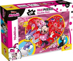 Puzzle maxi double-face Disney Minnie Paperina 108 pz retro colorabile 3362