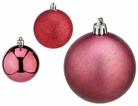 Set di palline di Natale Rosa Plastica Ø 7 cm (36 Unità)