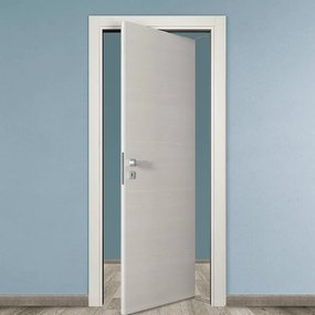 Porta interna rototraslante Honey in MDF colore larice, L 80 x H 210 cm, apertura reversibile