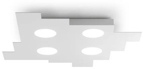 Plafoniera moderno Wall bianco IP20, 4XGX53