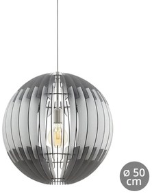 Eglo 96973 - Lampadario a sospensione con filo OLMERO 1xE27/60W/230V