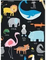 Kindertapete Animal Magic von Scion - Tutti Frutti/ Black