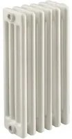 Radiatore acqua calda EQUATION Tubolare in acciaio 4 colonne, 6 elementi interasse 53.5 cm, bianco