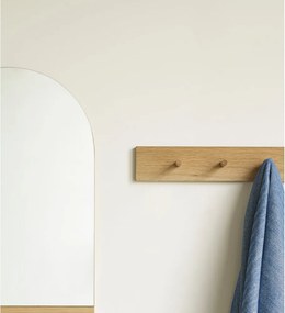 Attaccapanni in legno di quercia naturale Folk - Hübsch