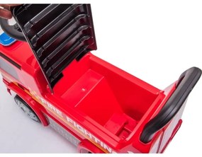 Bici a spinta Mercedes Camion dei pompieri 2xAA rosso