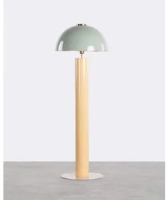 Lampada da Terra in Ferro (Ø50,5 cm) Seta Verde Sage - The Masie