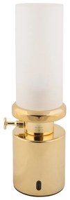 Lampada da tavolo dimmerabile a LED in oro con paralume in metallo/con paralume in vetro (altezza 29,5 cm) Camp - Leitmotiv